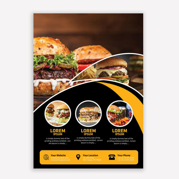 بروشورات فلايرات مطيويات متنوعة