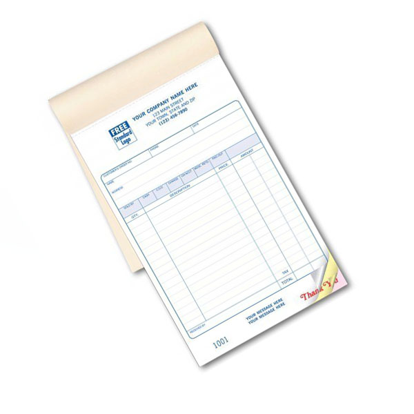 دفتر فواتير 10 حبة , طباعة لون واحد 