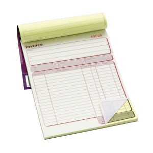 دفتر فواتير 10 حبة , طباعة لون واحد 